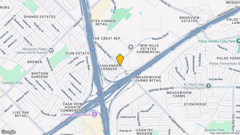 4719 N Galloway Ave Map and Location Details