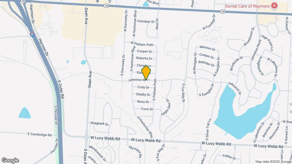 1609 Johnston Dr Map and Location Details