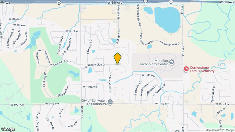 4323 W Country Club Dr Map and Location Details