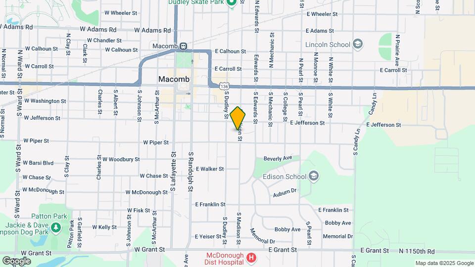 322 S Madison St Map and Location Details