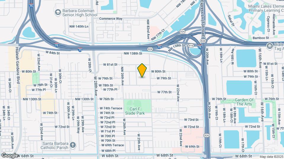 2469 W 78th St Map and Location Details