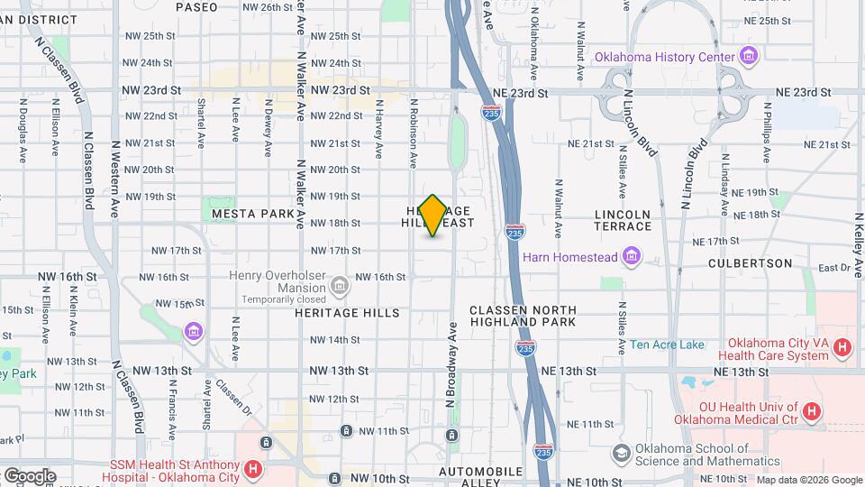 117 NW 17th St Map and Location Details