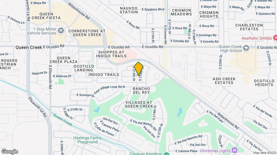 22348 S 214th St Map and Location Details