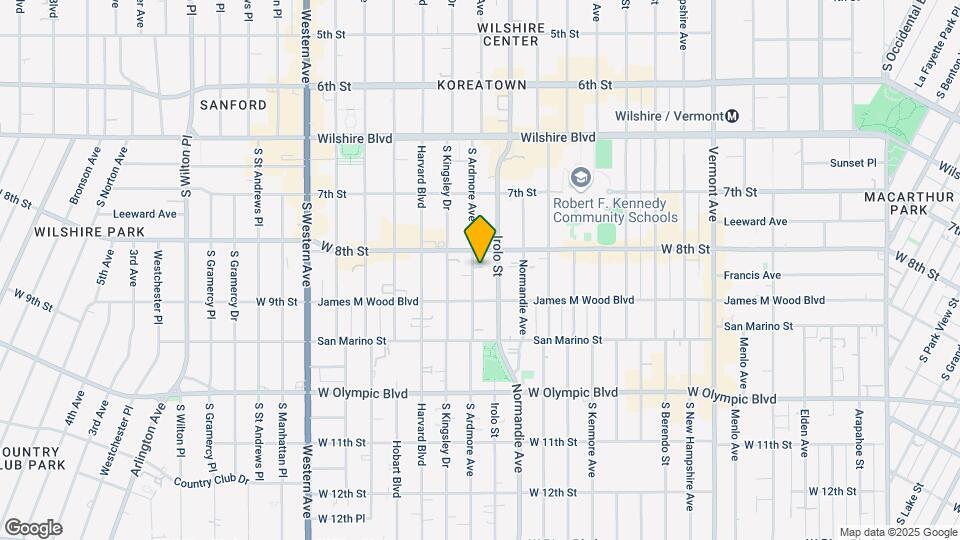 824 S Ardmore Ave Map and Location Details