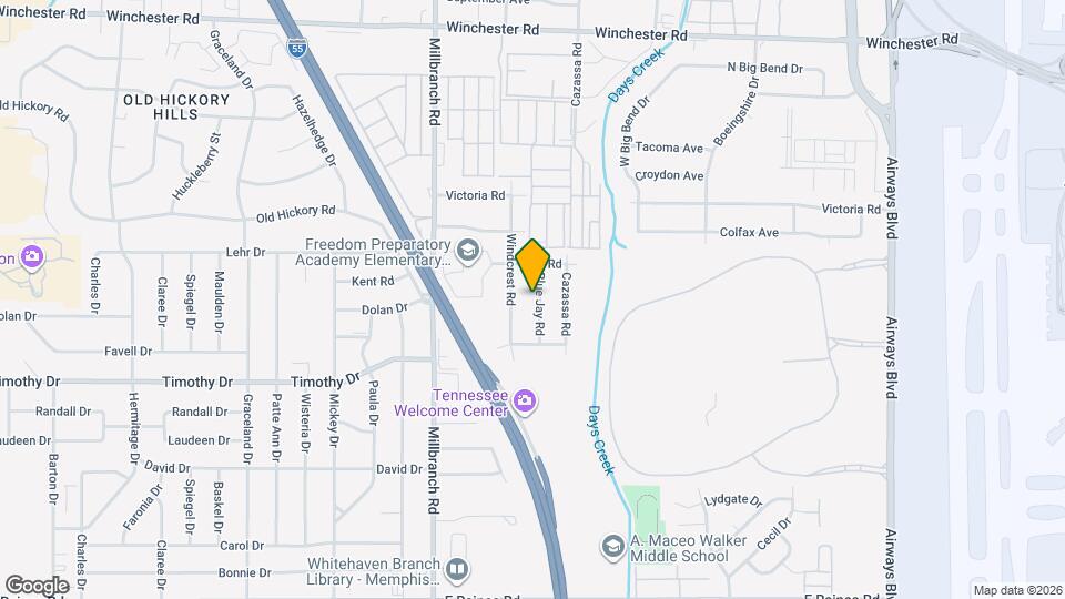 3801 Blue Jay Rd Map and Location Details