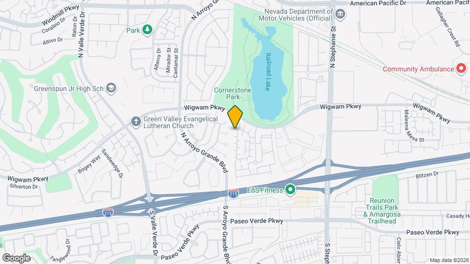 1553 Blue Sierra Ct Map and Location Details