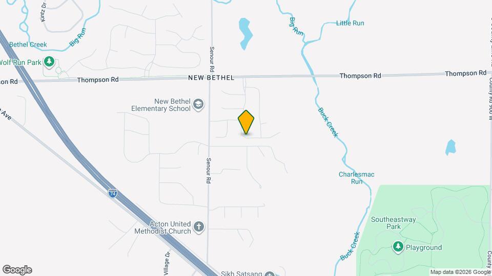 10819 Gates Crk Dr Map and Location Details