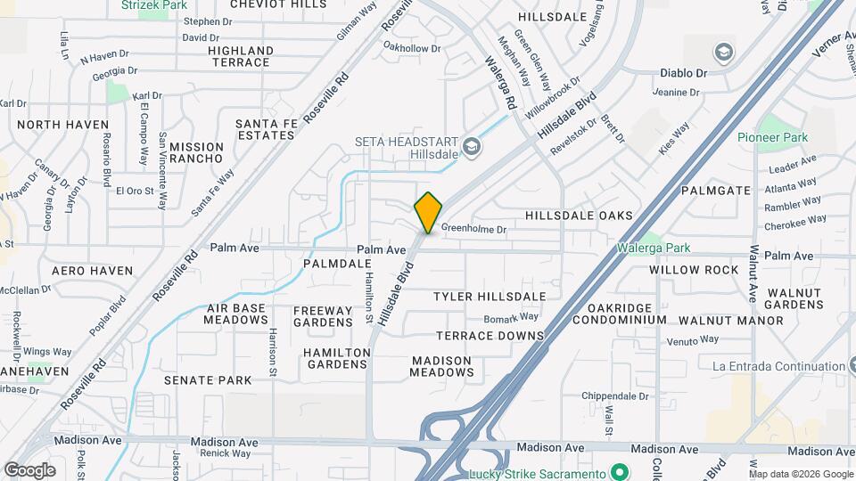 5566-5568 Hillsdale Blvd Map and Location Details