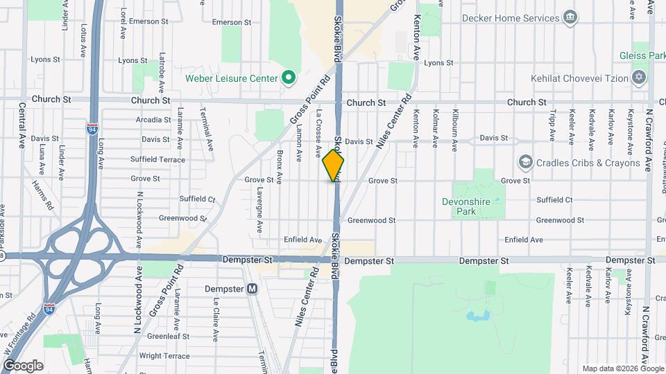 8950 Skokie Blvd Mapa y Detalles de la Ubicación