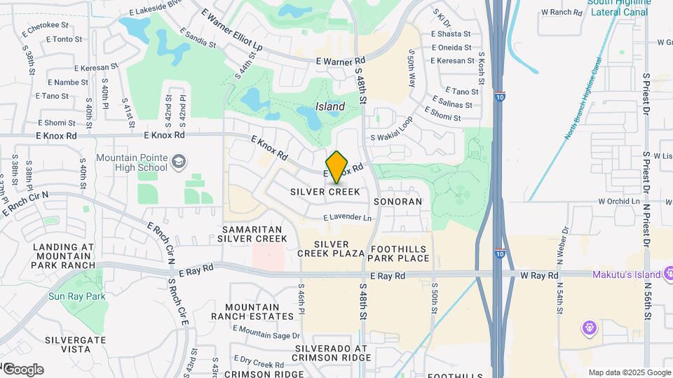 4719 E Goldfinch Gate Ln Map and Location Details