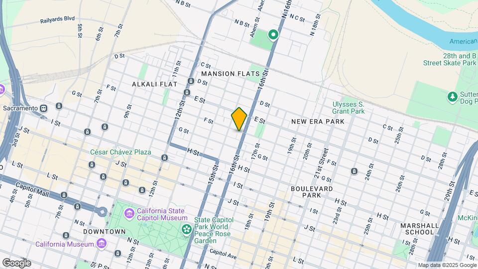 1524 F St Map and Location Details