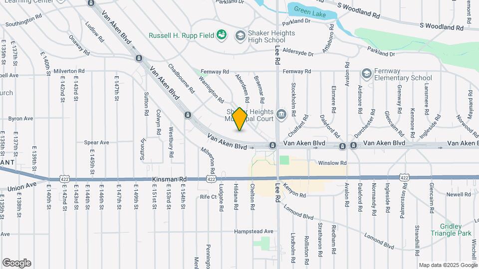 16025 Van Aken Blvd Map and Location Details