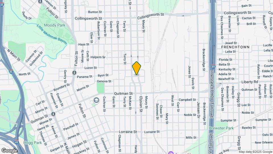 1614 Ryon St Map and Location Details