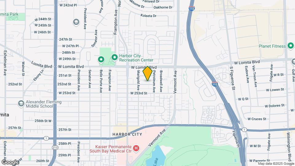 1057 252nd St Map and Location Details
