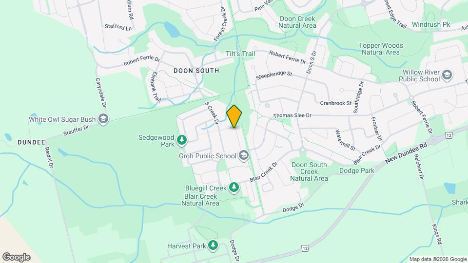 26 Meadowridge St Map and Location Details