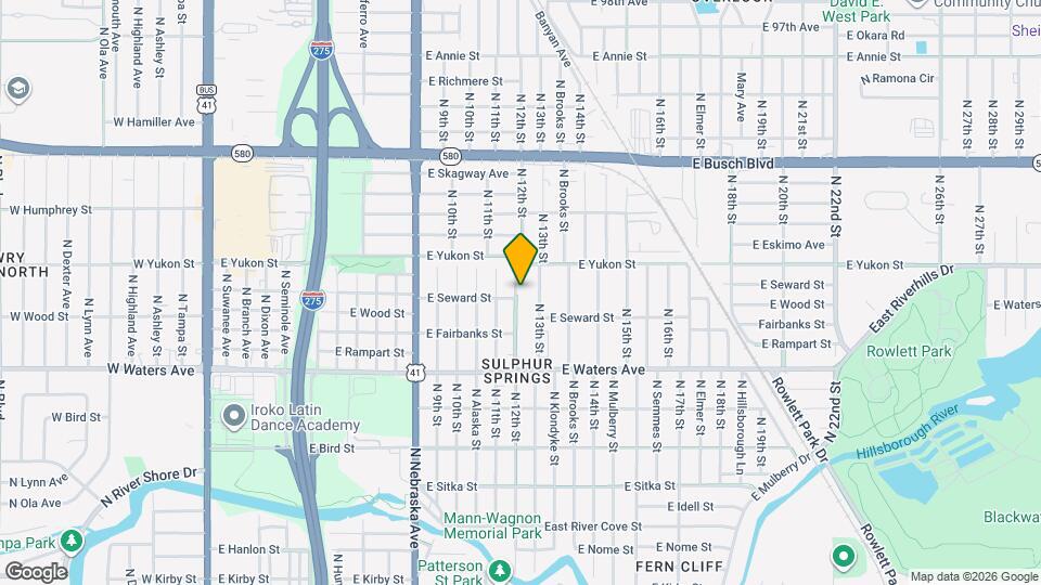 8603 N 12th St, Unit B Mapa y Detalles de la Ubicación