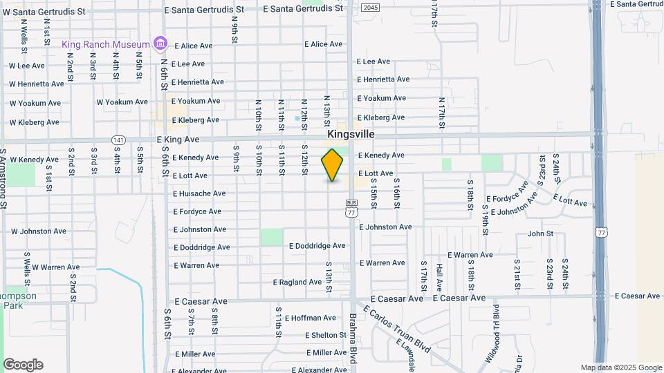 422 S 13th St Map and Location Details