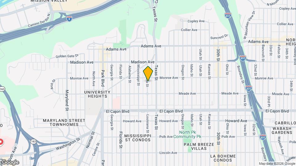 4469 Louisiana St Map and Location Details