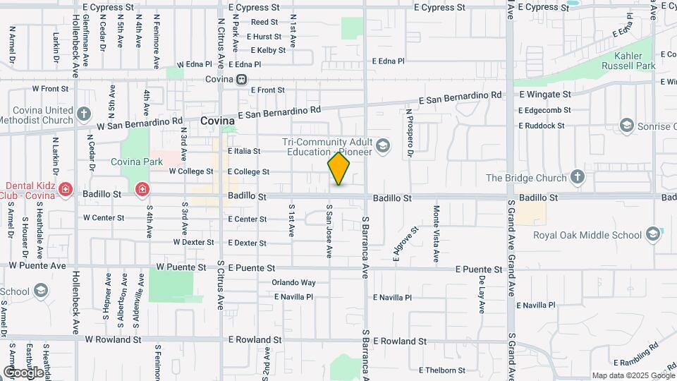 417 E badillo St Map and Location Details