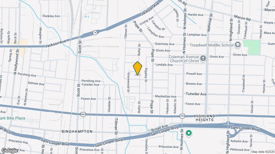 3084 Pershing Ave Mapa y Detalles de la Ubicación
