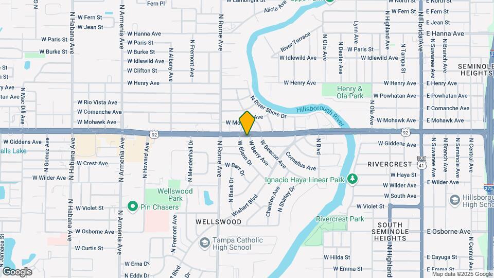 1032 W Berry Ave Map and Location Details
