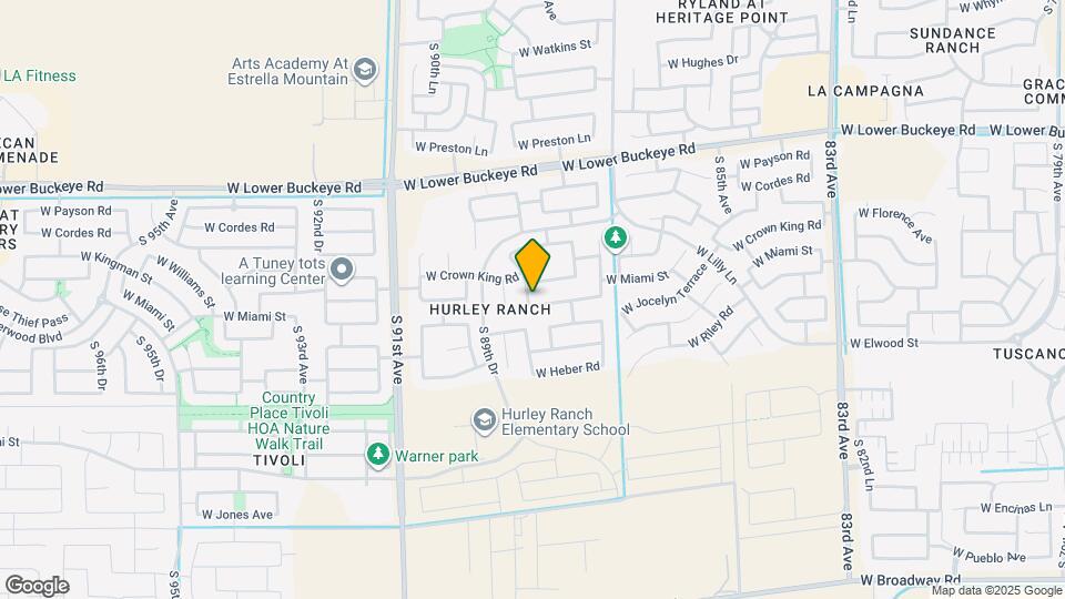 8822 W Pioneer St Map and Location Details