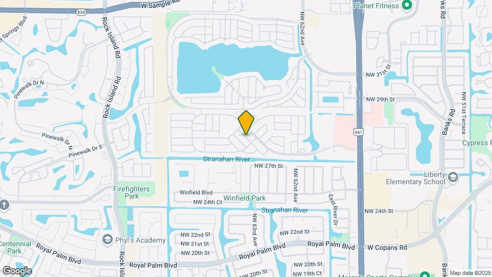 6416 NW 28th Ln Mapa y Detalles de la Ubicación