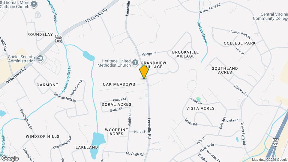 598 Leesville Rd, Unit A Map and Location Details