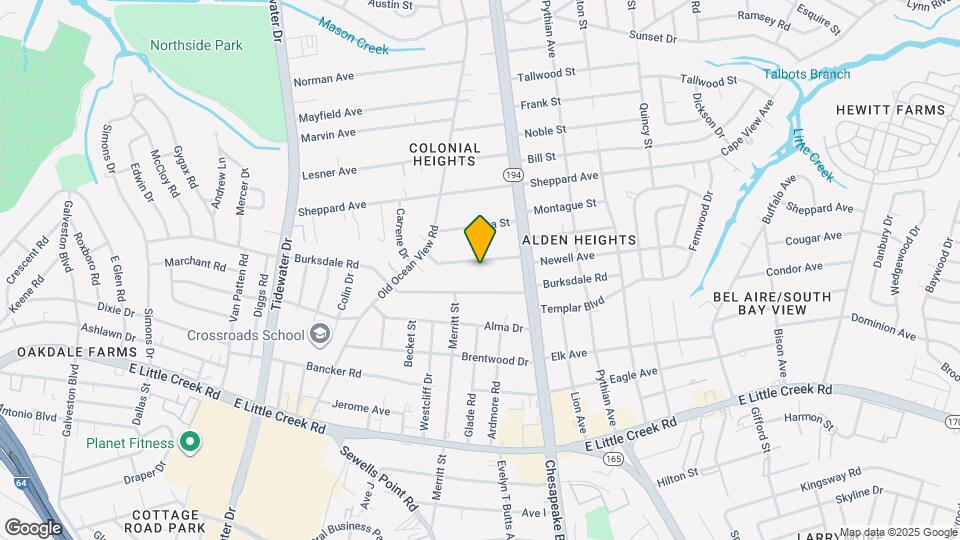 951 Newell Ave Map and Location Details