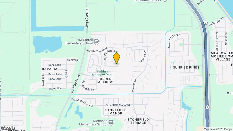 10007 Copper Hollow Ln Map and Location Details