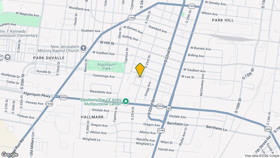 1732 S 23rd St Map and Location Details