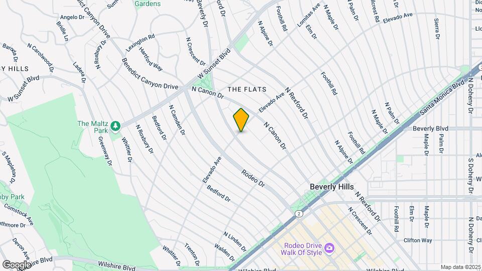 624 N Beverly Dr Map and Location Details