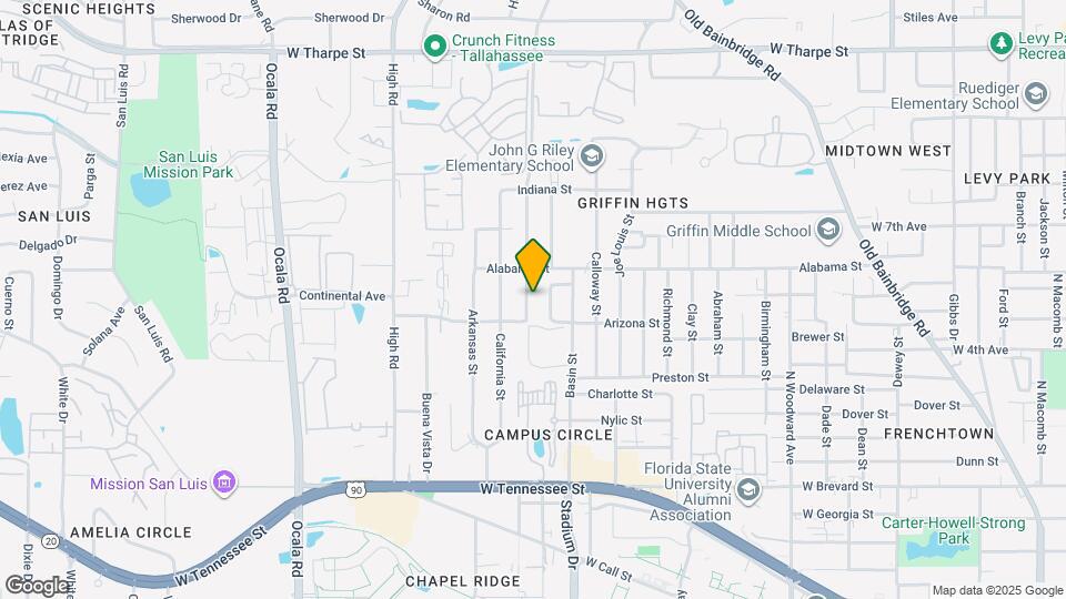 1319 Colorado St Map and Location Details