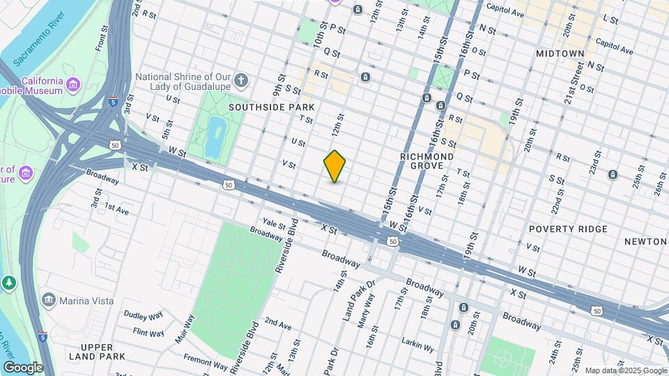 1224 V St Map and Location Details