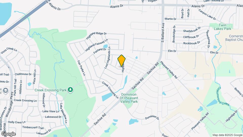 2024 Highland Dr Map and Location Details