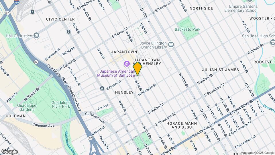 484 N 5th St Map and Location Details