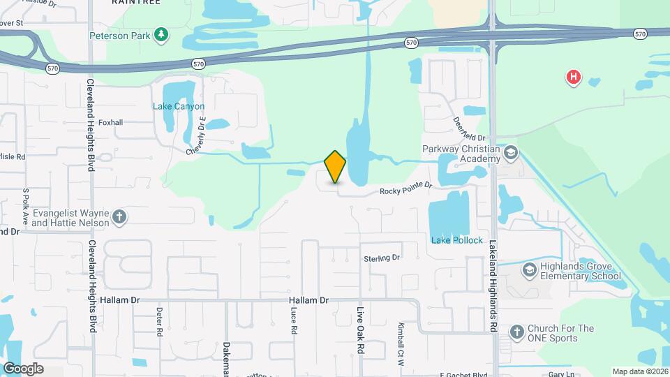 1835 Rocky Pointe Dr Map and Location Details