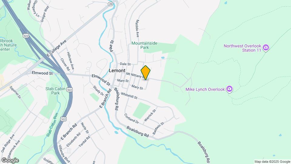 820 Thompson St Map and Location Details