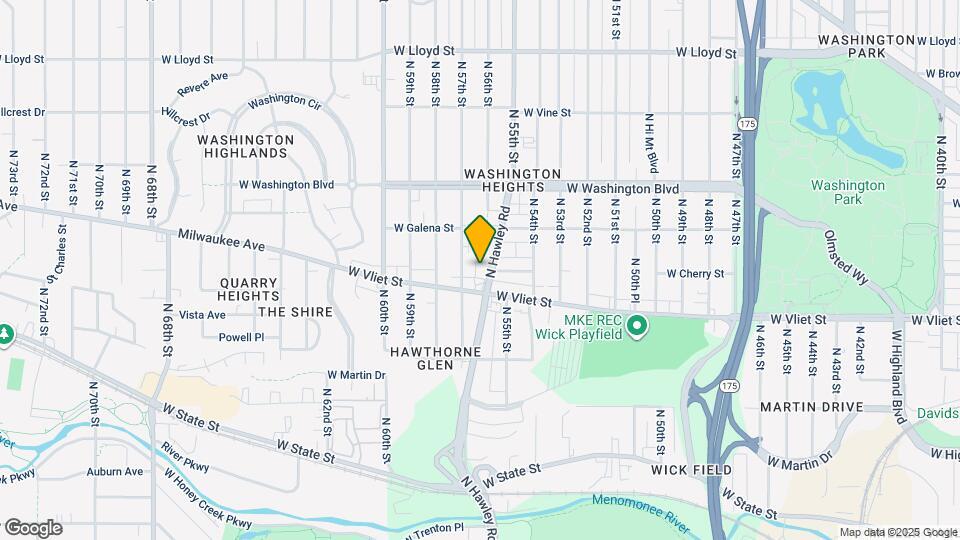 1427 N Hawley Rd, Unit 1427a Mapa y Detalles de la Ubicación