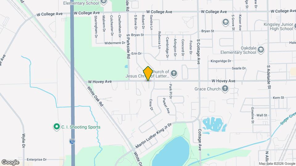 401 Park Creek Ct Map and Location Details