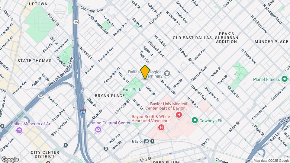 3605 Live Oak St Map and Location Details