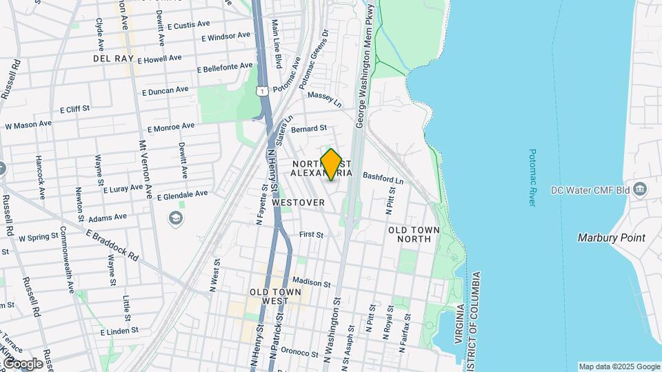 1221 Portner Rd Map and Location Details