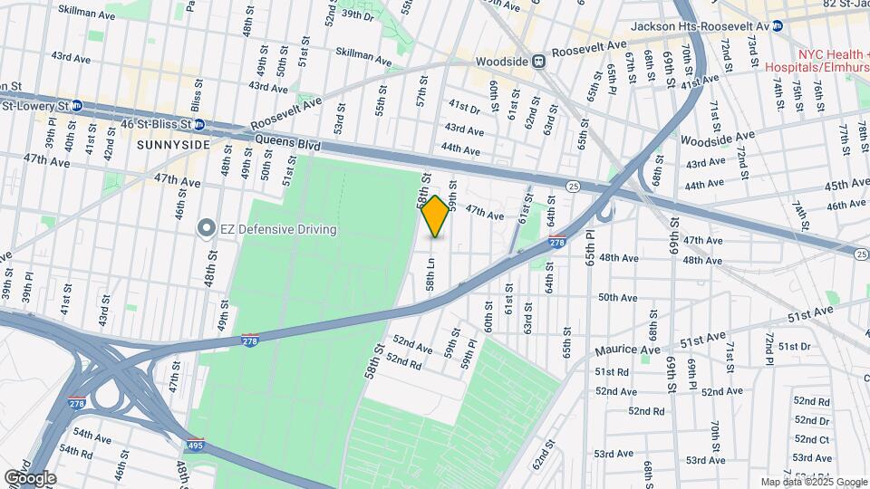 47-57 58th Ln Map and Location Details