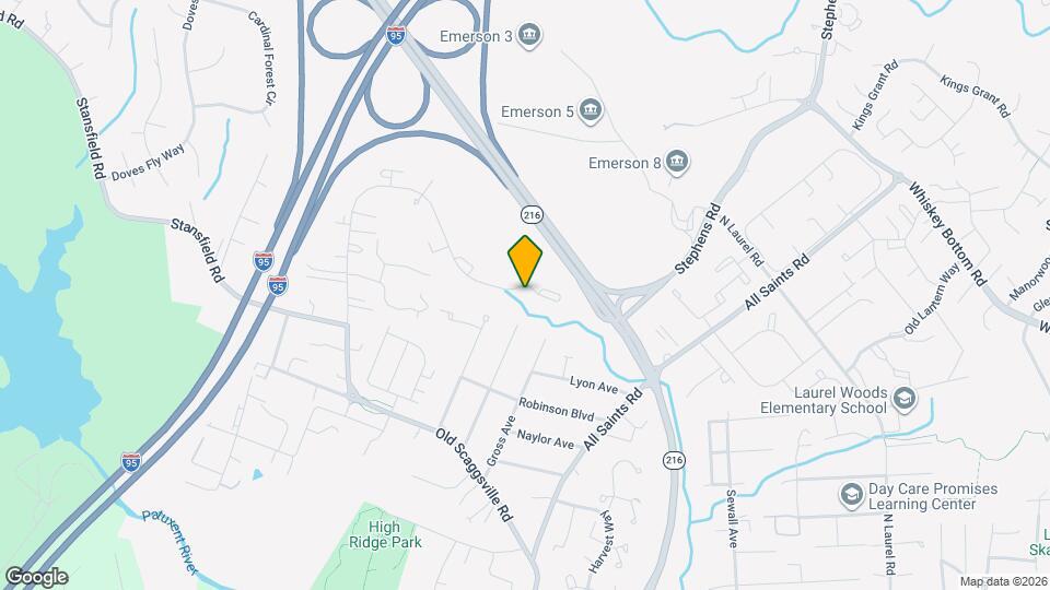 8702 Castlerock Ct Map and Location Details