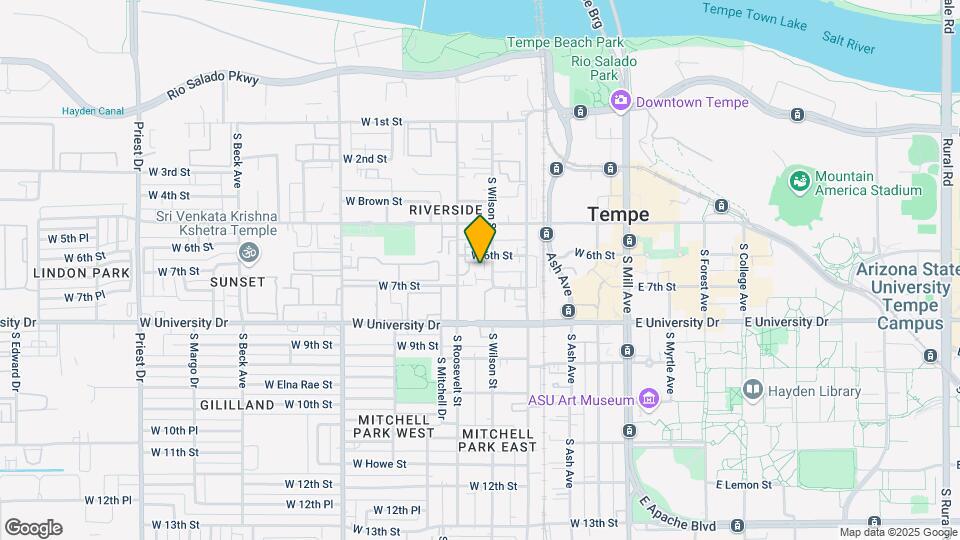 539 W 6th St Map and Location Details