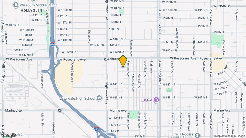 4625 W 145th St Mapa y Detalles de la Ubicación