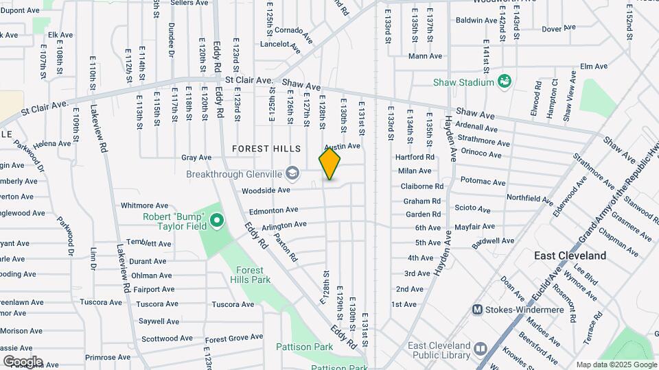 12807 Woodside Ave Map and Location Details