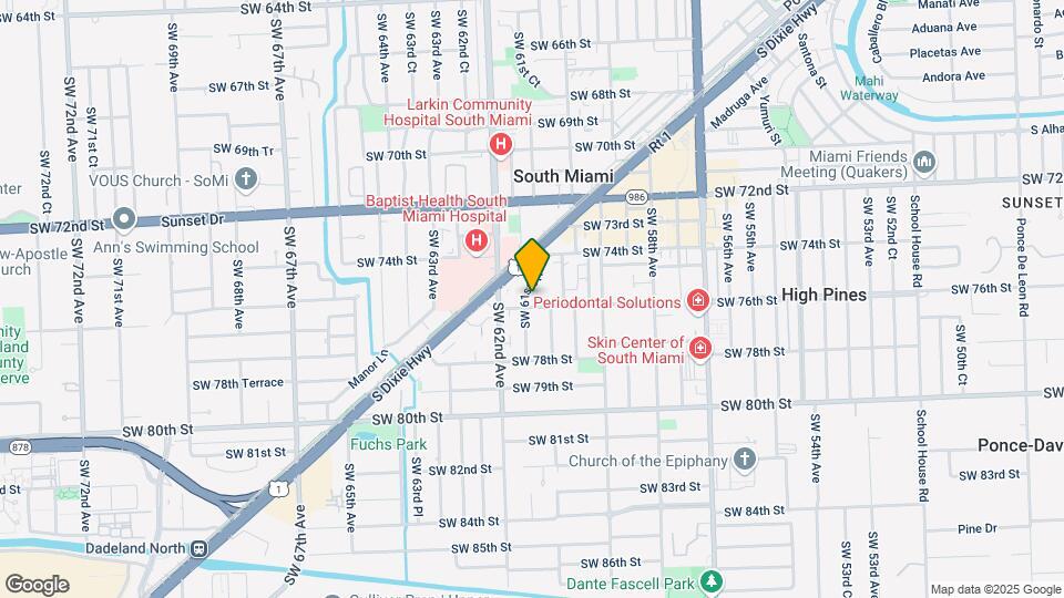 7541 SW 61st Ave Map and Location Details