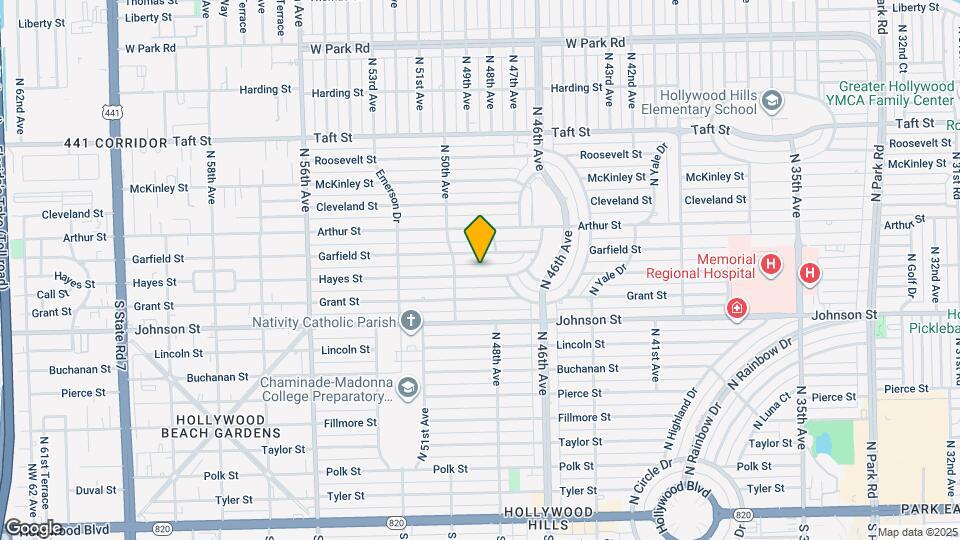 4811 Hayes St Map and Location Details