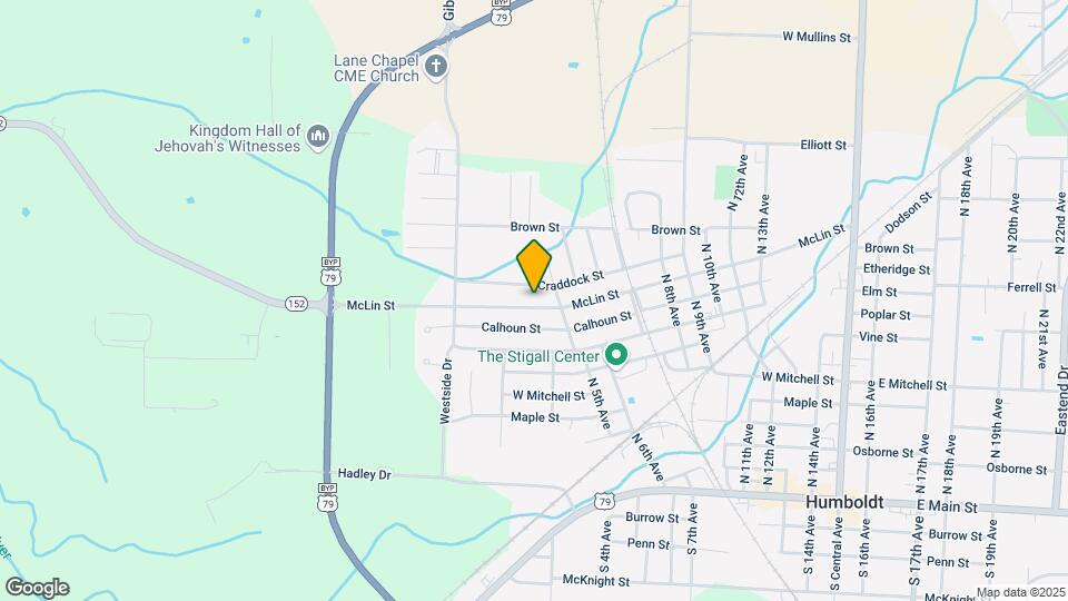 201 McLin St Map and Location Details